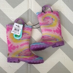 Western Chief Swirl Tie-Dye Rain Boots kids size 11